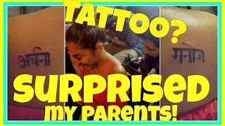 Getting a Tattoo  Being a Momo Ninja Surprising My Parents amp Much More  MostlyVlogs [upl. by Nivart609]