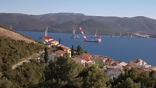 Pelješki most  time lapse svibanj 2020 [upl. by Arand762]