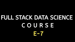 FULL STACK Data Science Mastery in 2024  E7 [upl. by Ayiram]