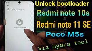 Unlock bootloader redmi note 10s  Ubl Redmi Note 10S Via Hydra tool [upl. by Celik]