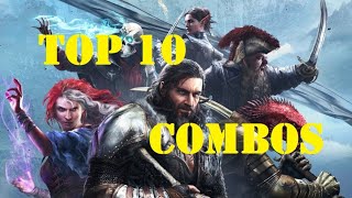 Divinity Original Sin 2 Top 10 Fun Skill Combos [upl. by Gearalt748]