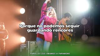 Paramore  Grudges LiveSub Español [upl. by Darsey]