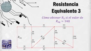 Resistencia Equivalente  Ejemplo 3 Reducción de Resistencias Análisis y simulación en Multisim [upl. by Simons]