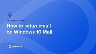 How to setup email on Windows 10 Mail [upl. by Mulry]