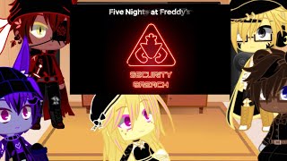 Fnaf Originals Reacts to teasers and trailers from Fnaf Security Breach Gacha Club Not Original [upl. by Ydissac259]