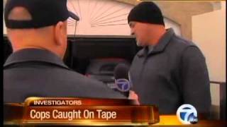 MI  Cops Charged After Being Caught On Tape In Botched Pot Raid March 2011 [upl. by Sherrod]