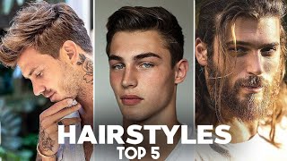 5 best hairstyles for oval face men [upl. by Mohn]