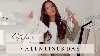 6 VALENTINES DAY  EVENING OUTFITS  ZARA MISSGUIDED NASTY GAL [upl. by Airetas]