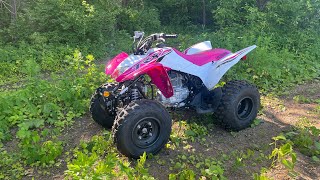 2023 Honda TRX250X Review amp Ride [upl. by Ylimme740]