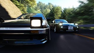 touge battle but youre the main character [upl. by Chuch]