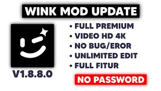 UPDATE‼️ wink mod apk terbaru 2024 no password and mobile legends [upl. by Wilfrid]