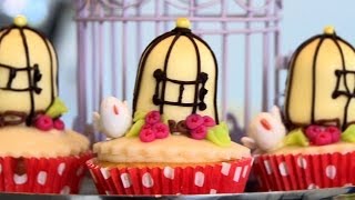 Vintage vogelkooi cupcakes maken [upl. by Akkina]