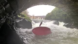 River Leven  Backbarrow Kayak Fail  087m 04012019 [upl. by Clyte505]