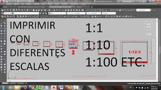 COMO IMPRIMIR EN AUTOCAD A CUALQUIER ESCALA EN TAMAÑO CARTA [upl. by Lynd]