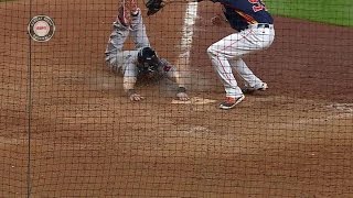 BOSHOU Hanigan scores on a wild pitch to pad lead [upl. by Enneles]