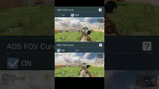 Settings will make you pro😎 in aiming codmobile shorts [upl. by Neille789]