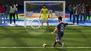 FIFA 22  PSG vs Manchester United  Penalty Shootout Volta Gameplay PS5 UHD 4K60FPS [upl. by Sekofski]