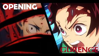 Demon Slayer Opening 1 Gurenge Jujutsu Kaisen cover [upl. by Yboc177]