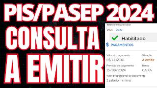 A EMITIR PISPASEP 2022 PARA SAQUE NO CALENDÁRIO 2024  LIBERADO OS PAGAMENTOS DO ANO SALARIAL 2022 [upl. by Eed]