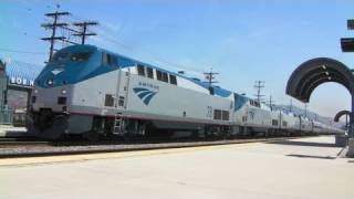 Amtrak 974 Monster Train  41511 [upl. by Ylerebmik987]