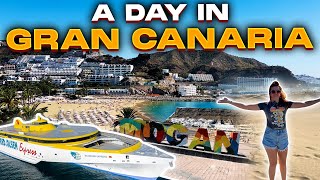 Worth a visit GRAN CANARIA Day Trip from Tenerife ☀️ [upl. by Alleras]