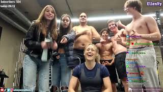 Ellenvy  Group mobs Ellen at Gym [upl. by Sualohcin142]