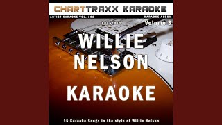 Forgiving You Was Easy Karaoke Version In the Style of Willie Nelson [upl. by Yukio]