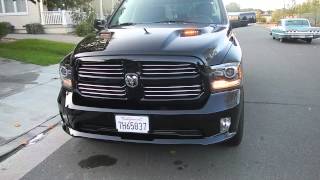 Dodge Ram LED Hood Lights Installed [upl. by Marks]