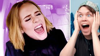 Adele Singing On Carpool Karaoke [upl. by Yenffit]