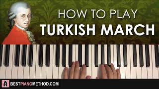 Mozart  Turkish March Rondo Alla Turca Piano Tutorial Lesson [upl. by Adna]