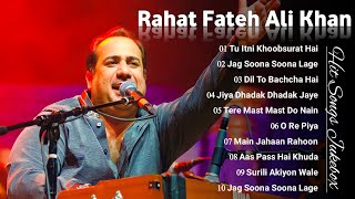 Best Of Rahat Fateh Ali Khan  Hindi Top 10 Hit Songs Of Rahat Fateh Ali Khan Latest Songs Jukebox [upl. by Odnuges432]