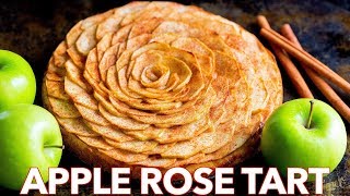 Easy Apple Tart Recipe Baked Apple Rose Tart [upl. by Nuyh]