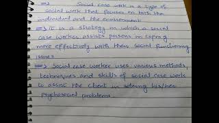 Definition of Sociology Social case work amp Group work  SOCW111 [upl. by Enoved]