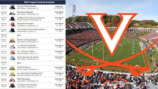 Virginia Football 2024 Schedule Preview amp Prediction [upl. by Layap]