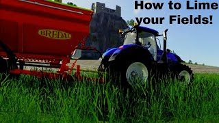 FS19 Tutorial How to Lime your Fields [upl. by Eelanna337]