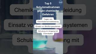 Top 5 Schutzmaßnahmen gegen chemische Gefahren 🧪 Sicherheit Chemikalien Arbeitsschutz [upl. by Foster]