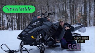 Ditching The GGB Mountain Can For Trail Riding Polaris SKS 850 [upl. by Margetts]