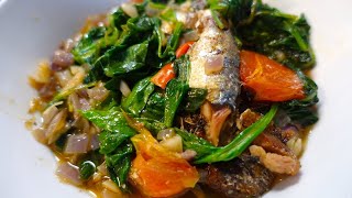 Ginisang SpanishStyle Sardines  Filipino Cuisine  Cooking Philippines [upl. by Elise]