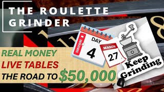 Roulette Grind Day 4 50000 Profit Challenge [upl. by Laetitia263]