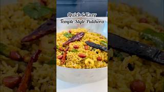 Quick amp Easy Temple Style Pulihora  Pulihora Recipe  Tamarind Rice Recipe pulihora [upl. by Elvera990]