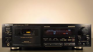 0076 Pioneer CT757 Cassette Deck [upl. by Jecon]