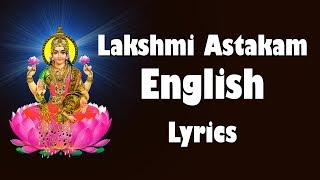 Sri Mahalakshmi Ashtakam English Lyrics  Easy to Learn  LAKSHMI DEVI  BHAKTI TV [upl. by Mirabella]