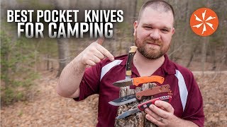 The Best Pocket Knives for Camping Hiking Bushcraft amp Survival at KnifeCentercom [upl. by Merari]