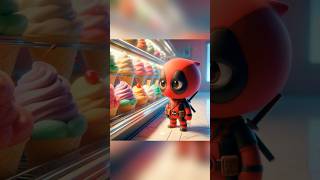 Help Baby Deadpool Eats Ice cream 🍦💪 [upl. by Bluefarb152]