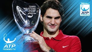 Federer v Ferrer ATP Finals 2007 Final Highlights [upl. by Alial]