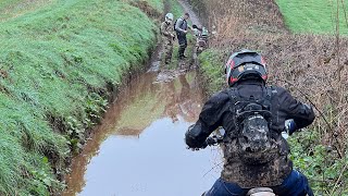 South Devon legal unmetalled roads ride out  Gloucestershire TRF [upl. by Eislrahc]