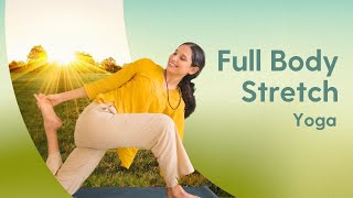 Full Body Stretch Yoga  20 Mins  Hindi [upl. by Ahsiniuq]