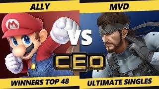 CEO 2019 SSBU  Ally Mario Vs WBG  MVD Snake Smash Ultimate Tournament Top 48 Winners [upl. by Roehm]