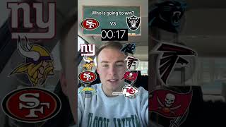 49er’s vs Raiders nfl raiders 49ers [upl. by Annahsat]