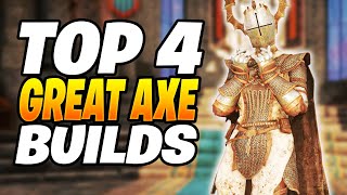 TOP 4 NEW GREAT AXE Builds 2023  New World Great Axe Build 2023 [upl. by Gilda]